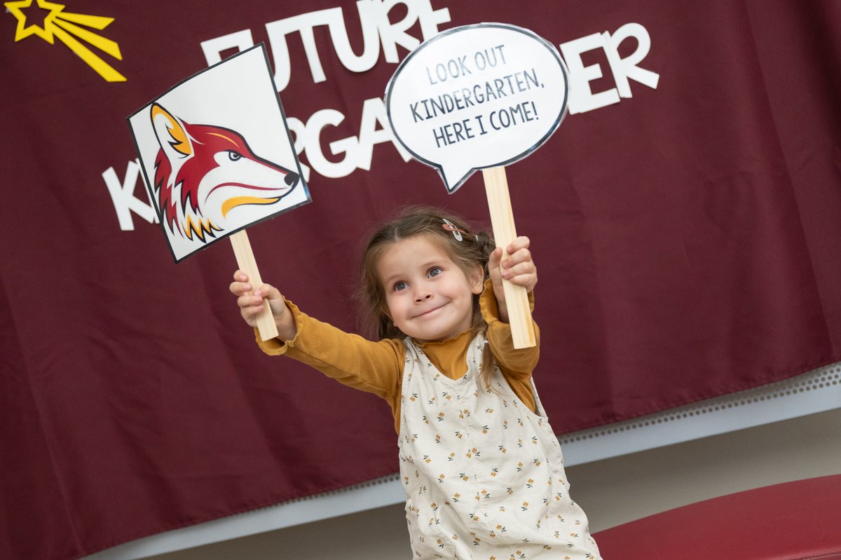 DysartUSD's tweet photo. Thanks to all those who came out for our Kinder Showcase events last night, welcoming the Class of 2039! 🤯  If you were unable to make it, reach out to your local school, and they would be happy to provide you with a tour.  Enrollment is underway for the 2026-2027 school year, and we would love for you to thrive in one of our "A" rated schools!