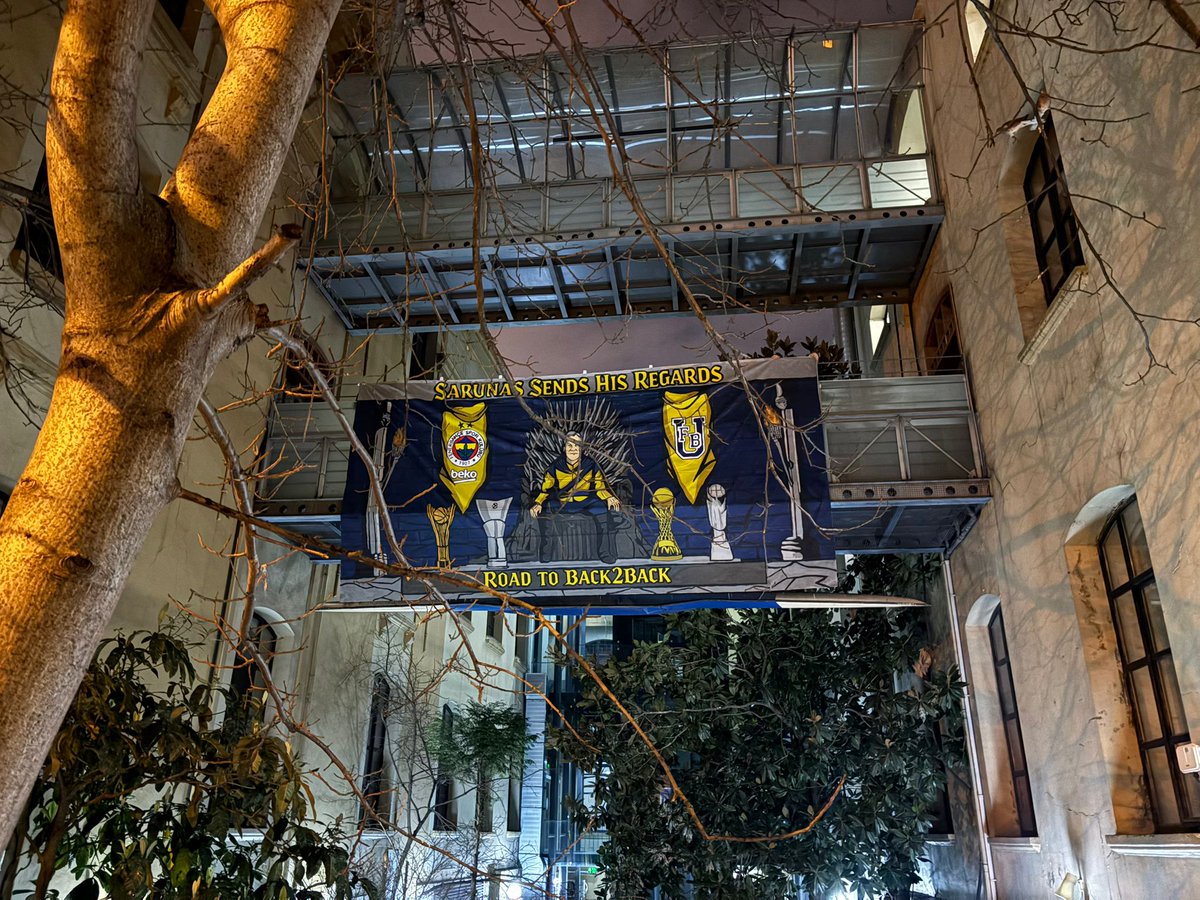 SARUNAS SENDS HIS REGARDS!