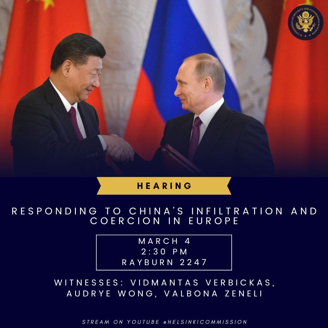 U.S. Helsinki Commission tweet media