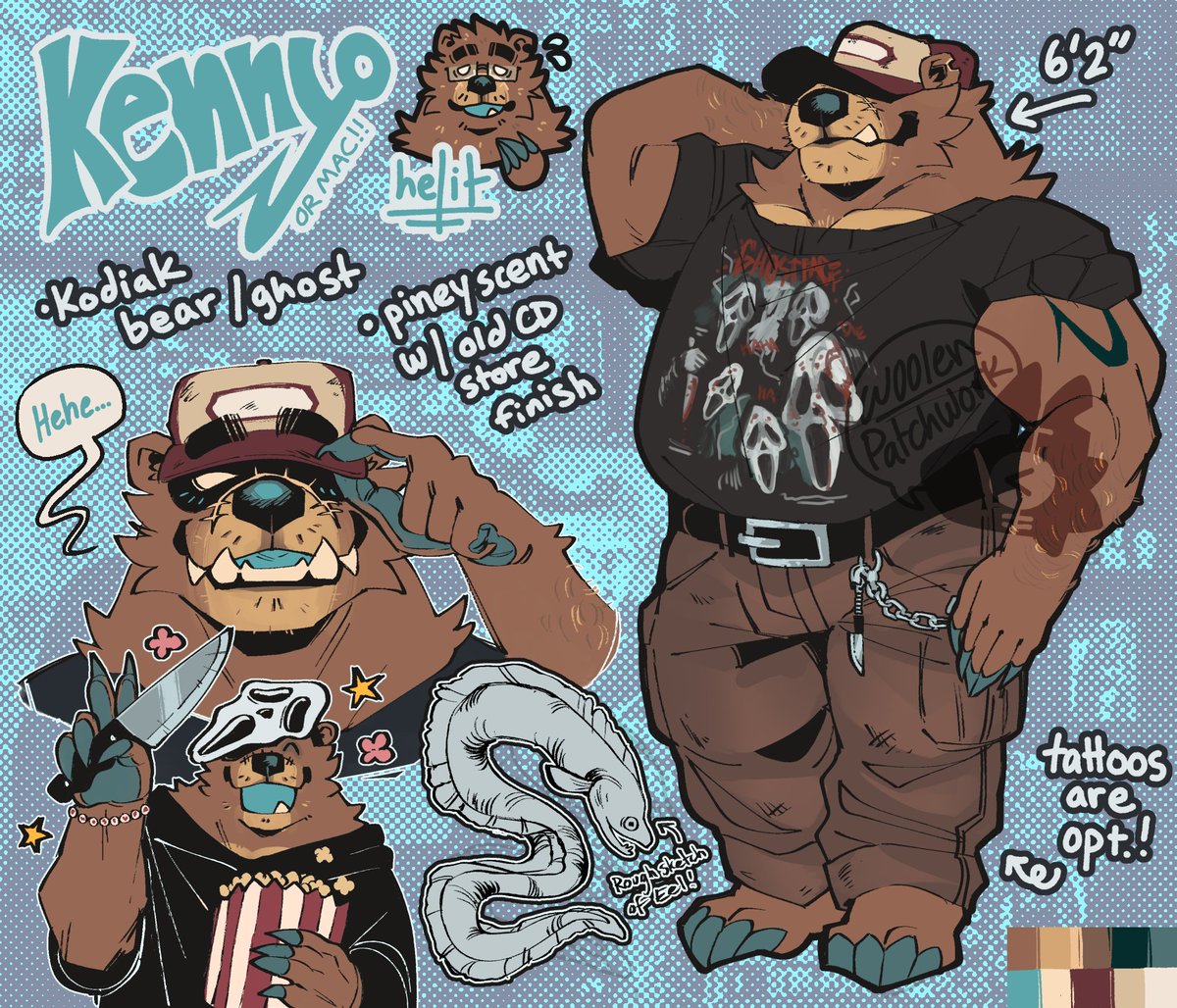 Commission reference sheet done for mister @RockyRootbeer!! Had so