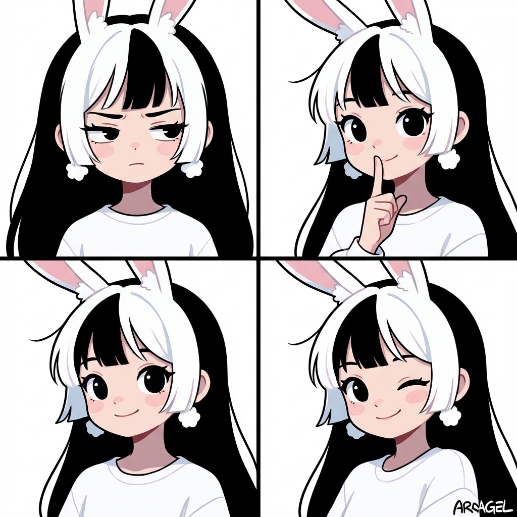 早速やってみたよー ٩( ᐛ )و ｱﾘｶﾞﾄｳ✌️ 🐰👀🐰🤫🐰😊🐰😉