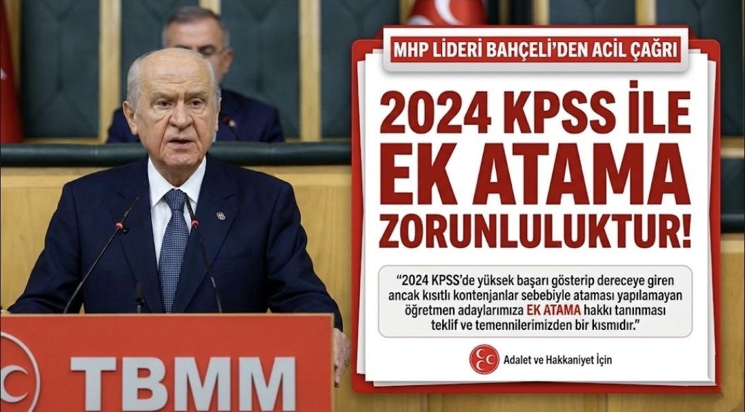 Bu bir beklenti değil, hakkımızdır.
Her geçen gün, ertelenen hayatlar demek.
Her geçen gün, bir öğretmenin umudunun azalması demek.
Son kez güçlü bir irade görmek istiyoruz.
#2024KpssEkAtamaBekliyor
<a href="/dbdevletbahceli/">Devlet Bahçeli</a> <a href="/_cevdetyilmaz/">Cevdet Yılmaz</a> <a href="/oktay_saral/">Oktay SARAL</a> <a href="/hasandogan/">Hasan Doğan</a>
<a href="/PrfDrFilizKilic/">Prof. Dr. Filiz KILIÇ</a>