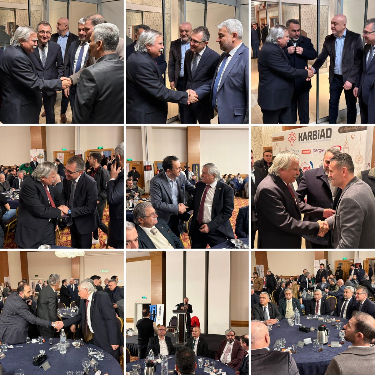 Şehrimizin güzide kuruluşlarından KARBİAD Karapınar İş İnsanları ve Bürokratlar Derneği’nin düzenlediği iftar programında; milletvekilleri, siyasi parti başkan ve yöneticileri, STK temsilcileri ve Karapınarlı hemşehrilerimizle bir araya geldik.