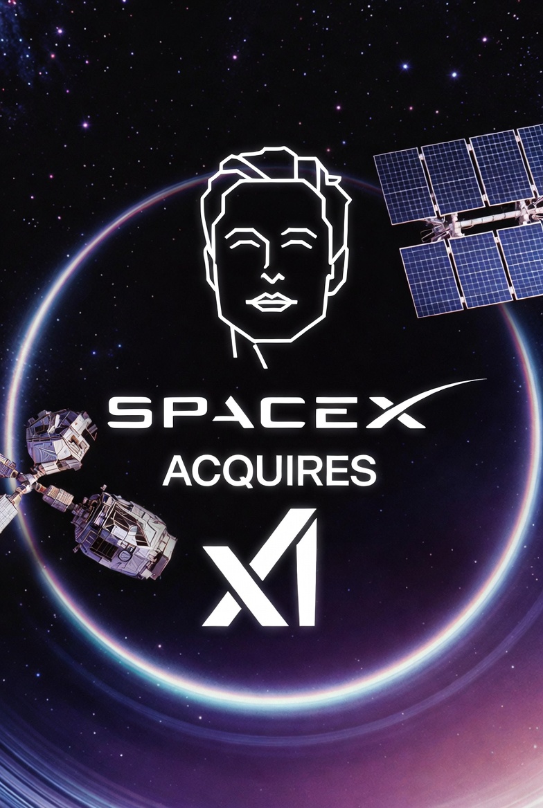 spaceclass's tweet photo. 衝撃！イーロン・マスクのSpaceXがxAIを買収。統合企業価値1.25兆ドル（約195兆円）に！宇宙でAIデータセンターを本気で作る時代が来た…
マスク氏「地上じゃAIの電力はもう無理。宇宙に太陽光データセンターを！」SpaceXがxAI買収で巨大グループ化へ。テスラとの連携も？未来が加速してる… https://t.co/IPy4lDZfSh