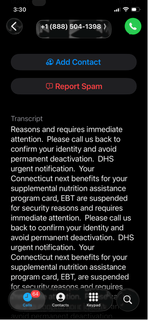 CT Dept. of Social Services tweet media