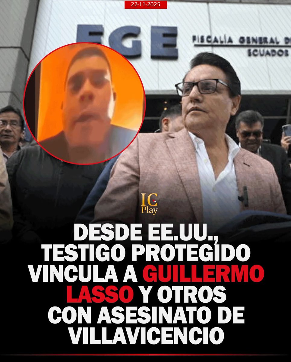 elduroec's tweet photo. La Fiscalía tenía sus "testigos estrellas" en Marcelo Lasso y alias Pipo para que declaren contra la RC5 y Rafael Correa por el asesinato de Fernando Villavicencio. 

En ambos casos ellos vincularon de ese crimen a Guillermo Lasso y Daniel Noboa, respectivamente. https://t.co/0U7z5e2ull