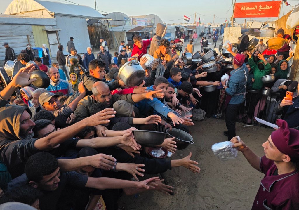 Don’t forget that Gaza is still starving