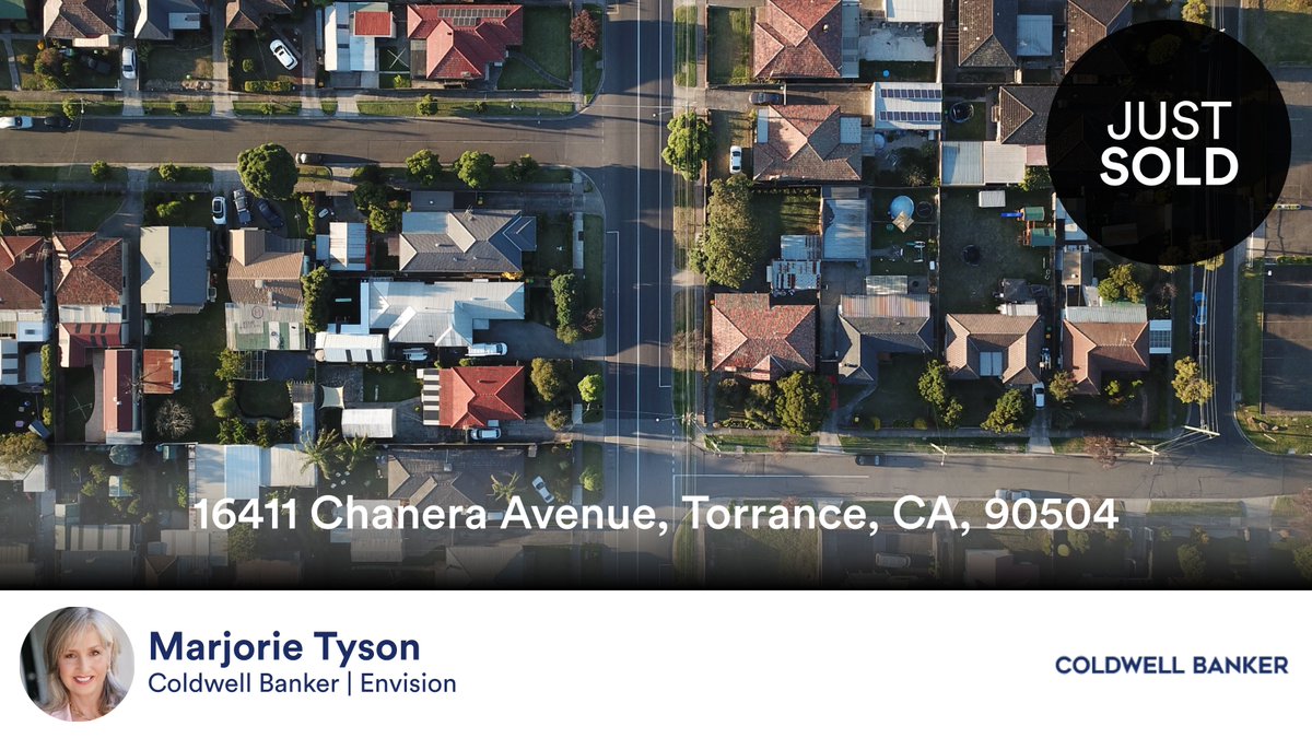 marjtyson's tweet photo. 📍 16411 Chanera Avenue, Torrance, CA, 90504

My latest sale on RateMyAgent.
CAR 01808614
https://t.co/E4fwVlGYMG

...
#ratemyagent #realestate https://t.co/eGiVWXjFAM