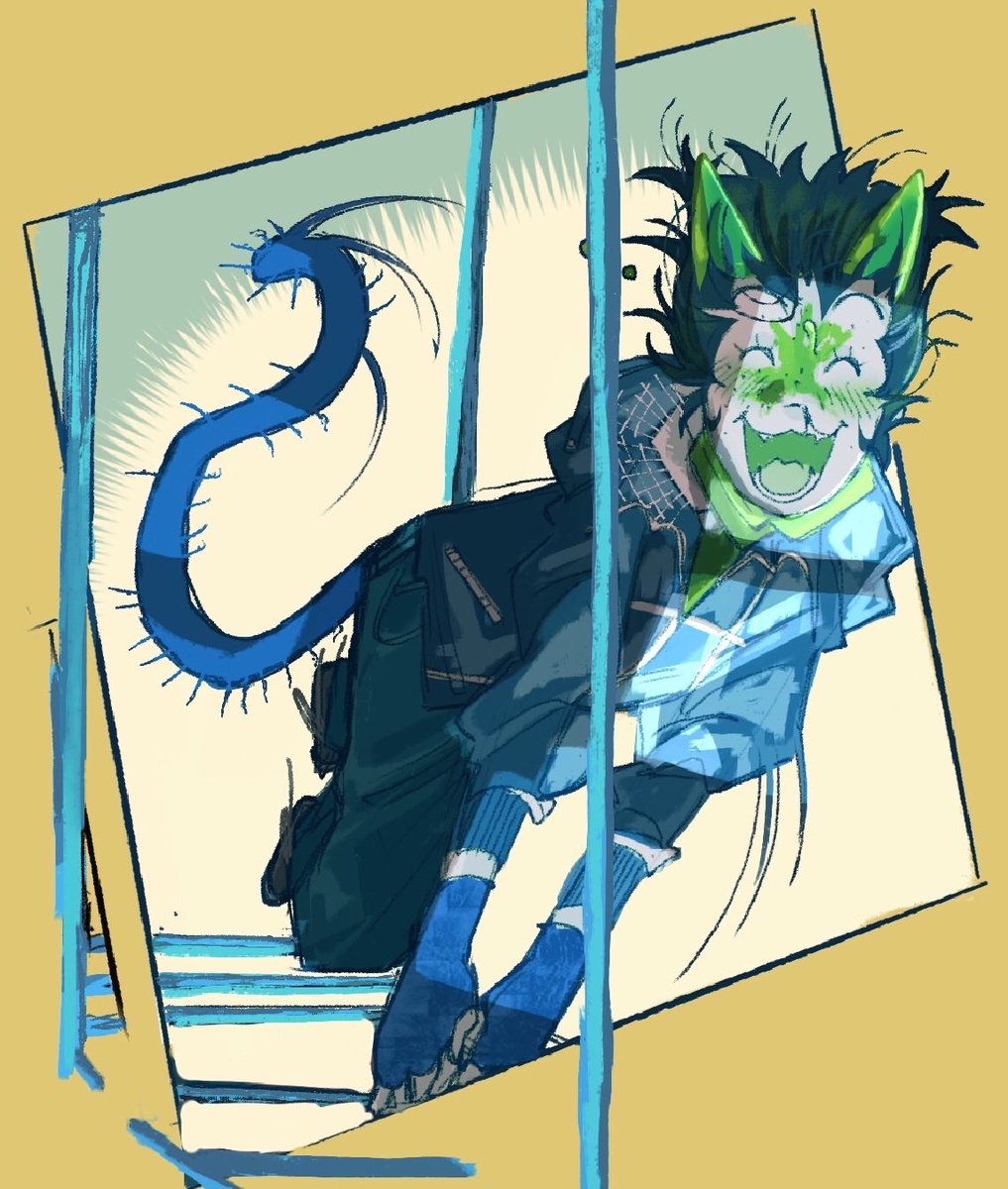 nepeta on some monkey bars