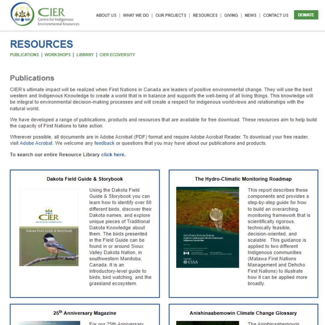 Centre for Indigenous Environmental Resources tweet media