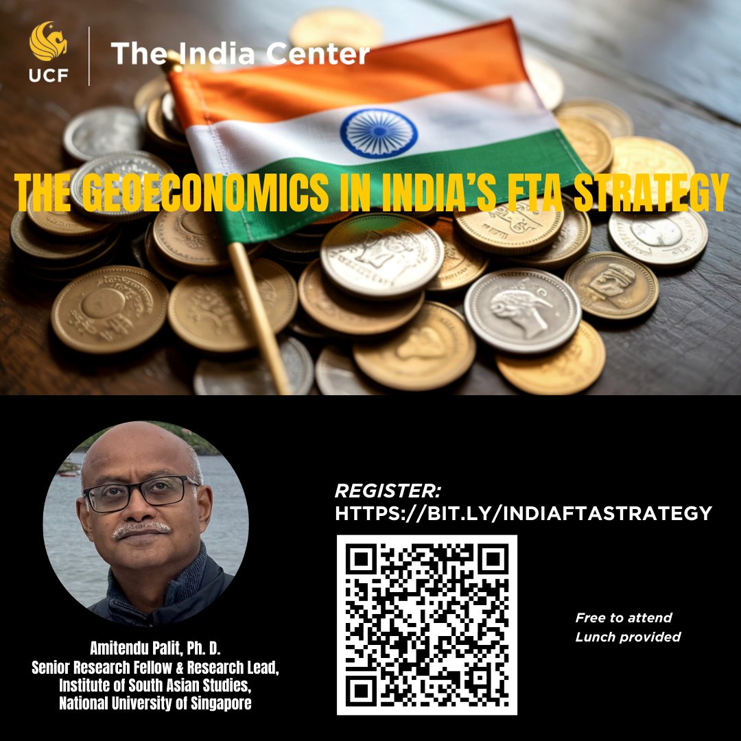 IndiaCenterUCF's tweet photo. Over the past three years, India has undergone a marked shift in its free trade agreement (FTA) strategy, moving toward a more proactive and expansive approach. #indianeconomy #economy #india #economics #nifty #finance #news #economist  #macroeconomics https://t.co/ESX5iW7cEn