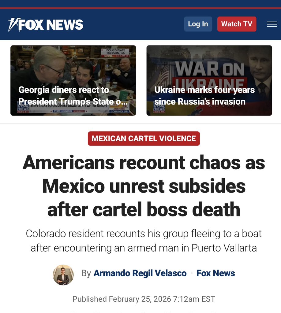Mi artículo en <a href="/FoxNews/">Fox News</a> 

foxnews.com/world/american…