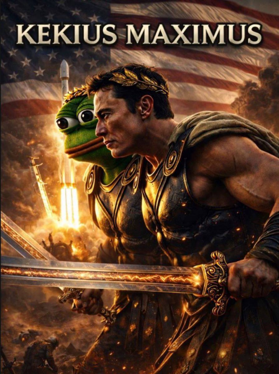 The future is claimed by those who dare to shape it. The ascension of Emperor Kekius Maximus is inevitable. 👑 

<a href="/elonmusk/">Elon Musk</a> a.k.a. Kekius Maximus

Ad Astra Per Aspera 💫

Strength and Honor 🐸⚔️