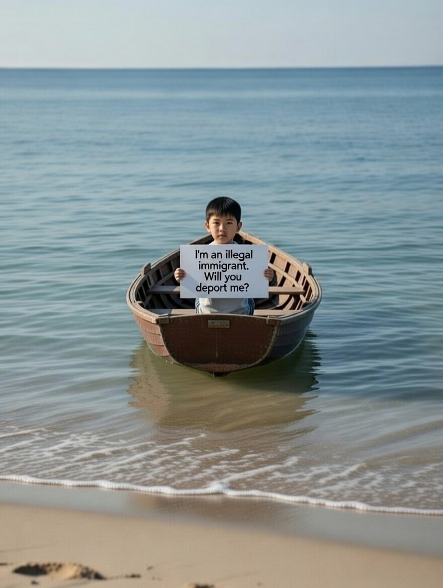 angrycirculator's tweet photo. @PeriklesGREAT Hey there little guy, you forgot your parents!
#boatsgobothways! https://t.co/jAXJU5FewK