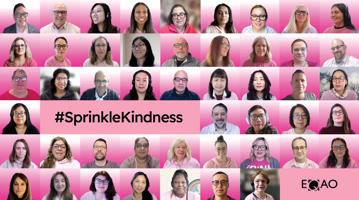 eqao's tweet photo. Today is #PinkShirtDay! 👚 Let’s #SprinkleKindness and promote empathy, inclusion and belonging—small acts make a big difference in safe learning spaces for all students. 🌸
Learn more: https://t.co/ch0oADL2xG.
1/2 https://t.co/NYwkirpzYR
