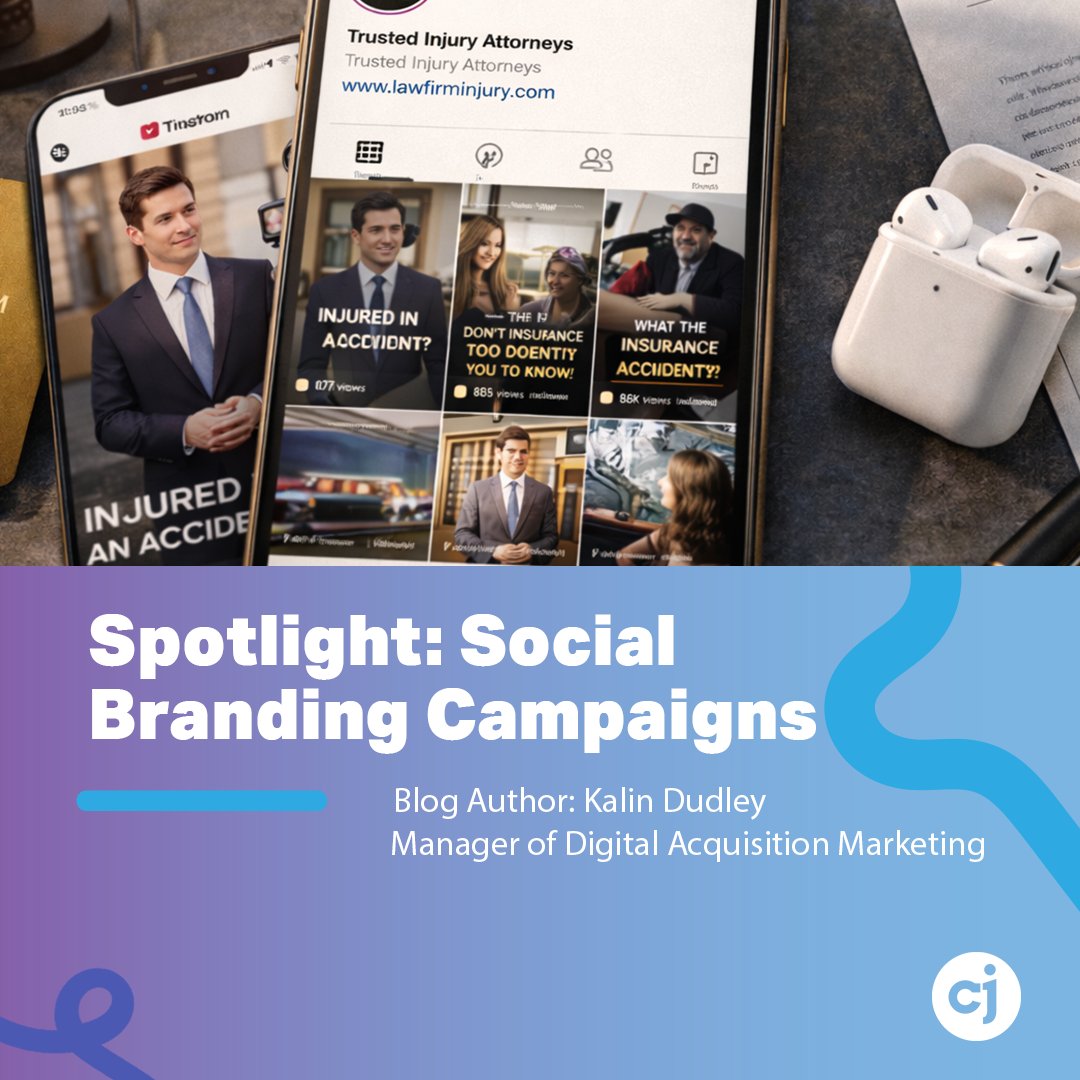 🔥 High-energy reaction videos + ⭐ influencer testimonials = ✍️ signed cases. Read about cj Advertising’s two-phase social branding strategy for PI firms in our latest blog: ow.ly/wMk950YgOlk