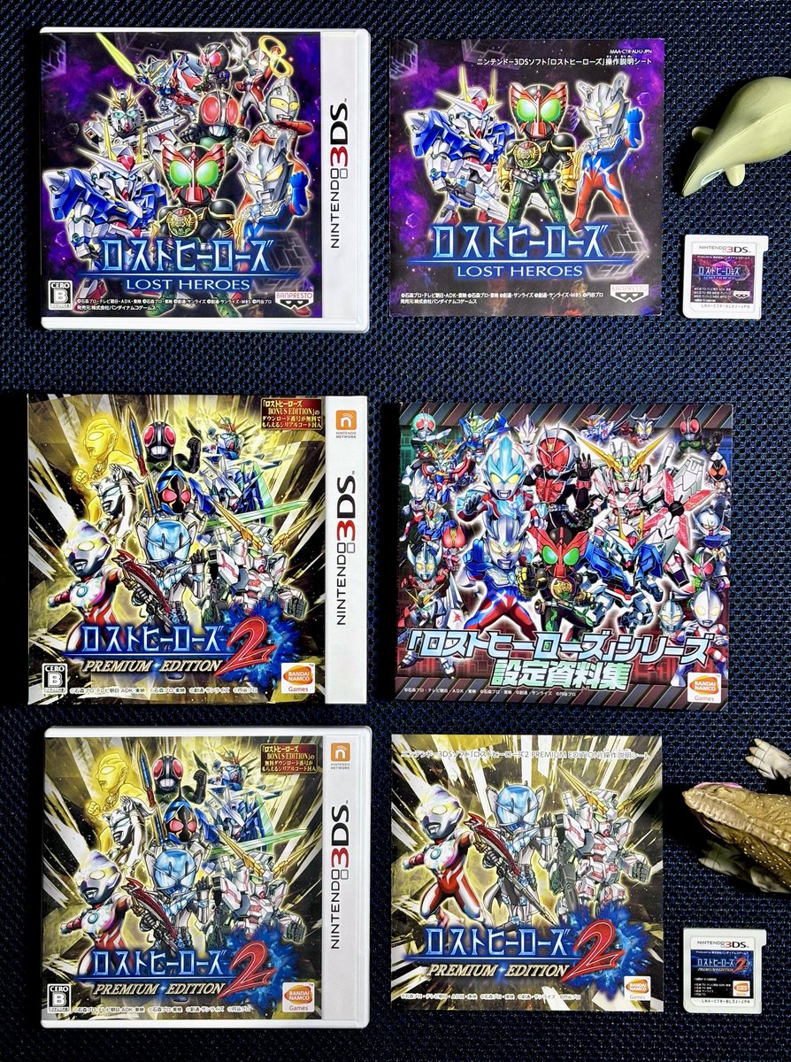 ニンテンドー3DS 15歳 ウルトラ関連2本発売。 ロストヒーローズの半年