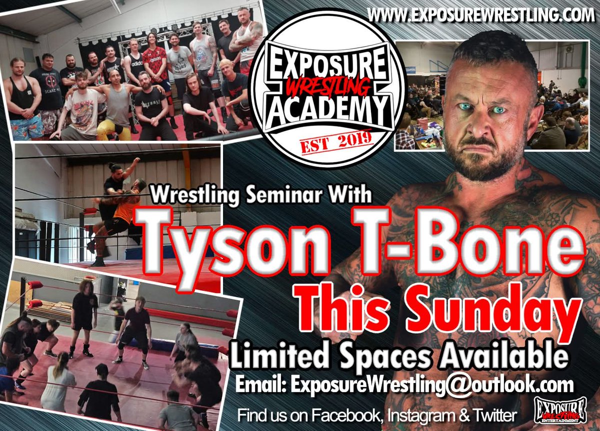 This Sunday TBone is back at The Neon xo #wrestling #womenswrestling #exposurewrestling #wrestlintraining #tysontbone