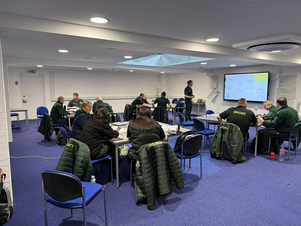 NWAmb_Steve's tweet image. Today @NWAmbulance commenced bespoke training for our ICC (Emergency Operations Centre) leaders, in Command and Control. It covered decision making, working strategies, JDM and much more. 
The ICC are integral to our response to all incidents. #CPD #EPRR #C2 @NWAmbResilience