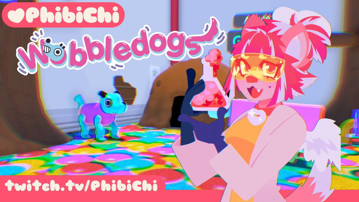 PhibiChiVT's tweet photo. LET'S DO SOME UNETHICAL SCIENCEEEEEE 💘 wobbledogs wednesday! the dog is here. to experiment. on other dogs. let's fucking get it. #wobbledogs #twitchstreamer #vtuber #furry
https://t.co/OgotHt24Z1 @ 5pm EST https://t.co/qK2l9uOdnk