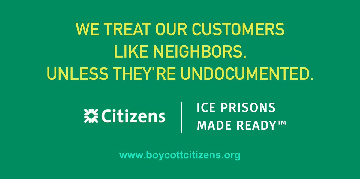 Oh my! How neighborly of <a href="/CitizensBank/">Citizens</a>!

Sign the petition 👇

sign.moveon.org/petitions/citi…

#DeICECitizensBank #BoycottCitizens