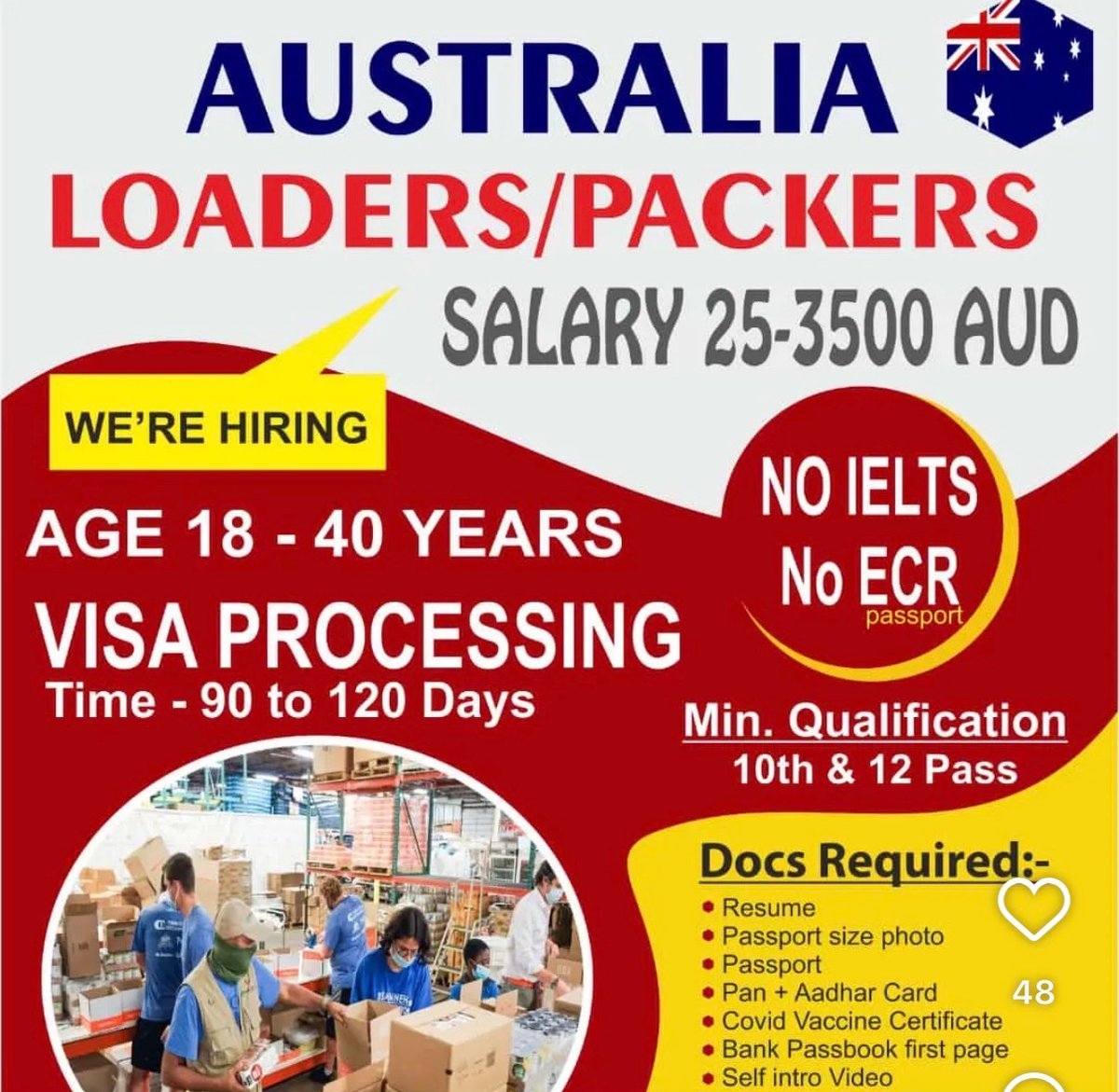 From my Instagram feed

Migration agents in India advertising jobs and visas for Australia

No wonder young Australians are struggling to find work. 

These look like well paid jobs where some quick training gets you going and they are being advertised to Indian migrants.