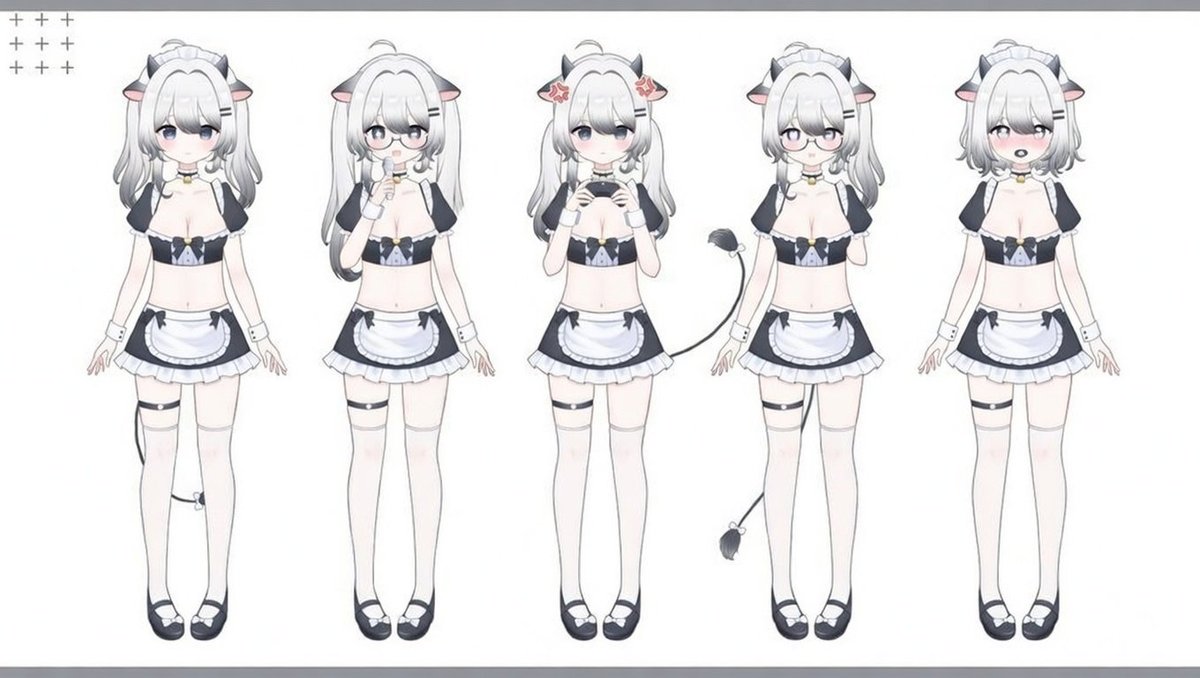 aria_fawnn's tweet image. Every mood, every moment ready to serve cuteness in every form.. #MaidLife #VTuberVibes #ENVtuber #Vtuberuprising
