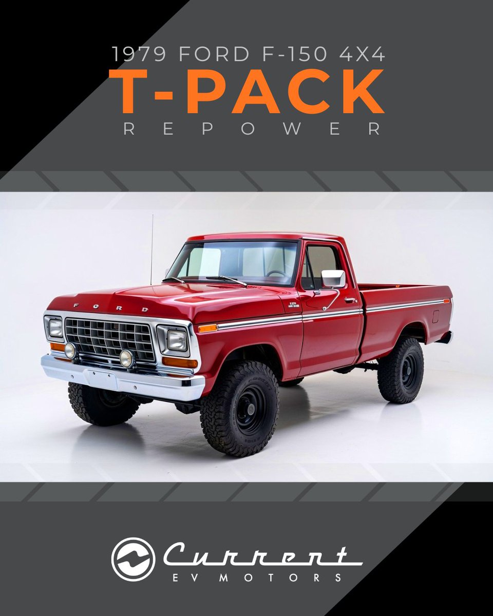 cevmotors's tweet photo. 🚨 Meet #Tonka — a 1979 Ford #F150 #4x4 from #Seattle, Washington! 🏔️🌊🌲
🚀 Once its @FelltenSystems T-Pack lands, conversion begins Tonka will be back on the road soon.
😎 Stay tuned for the full restoration and electric transformation.
#CEVMotors #RestoMod #EVConversion #PNW https://t.co/ja7i62raNc