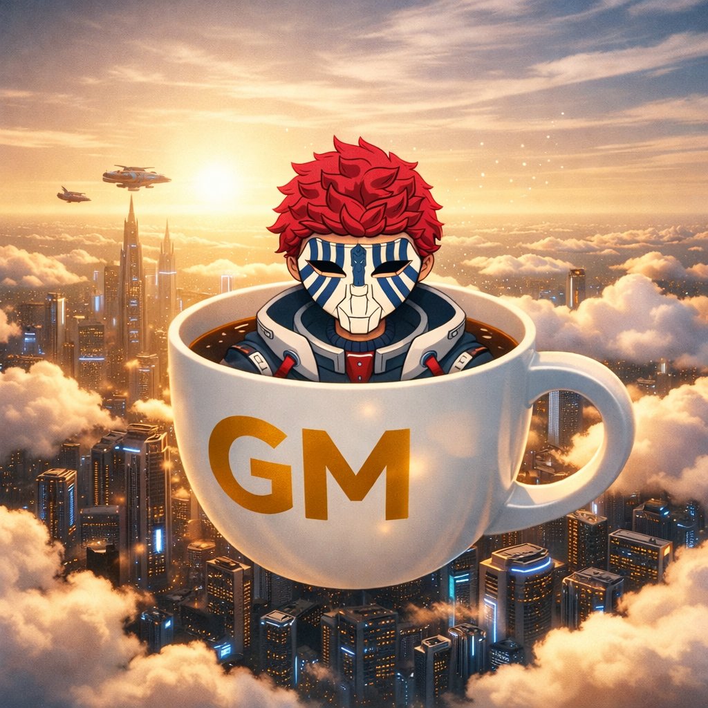 GM web3
 Wake and kickoff the grind 

Can I get a GM