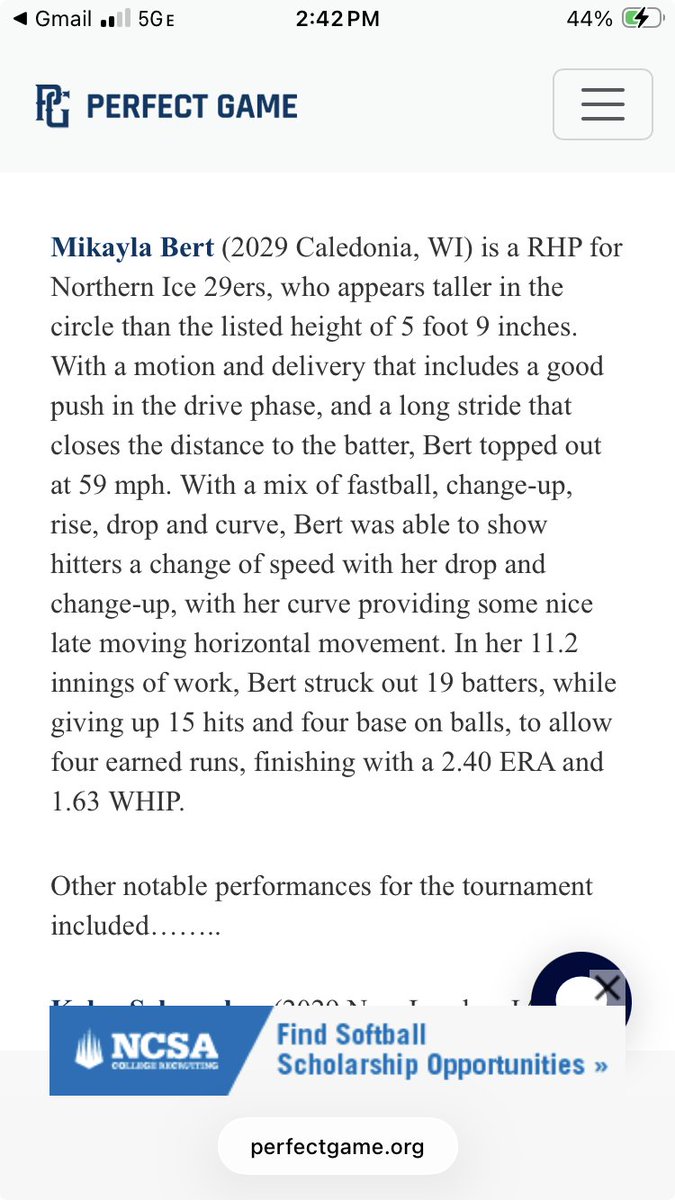 Mikayla Bert tweet media