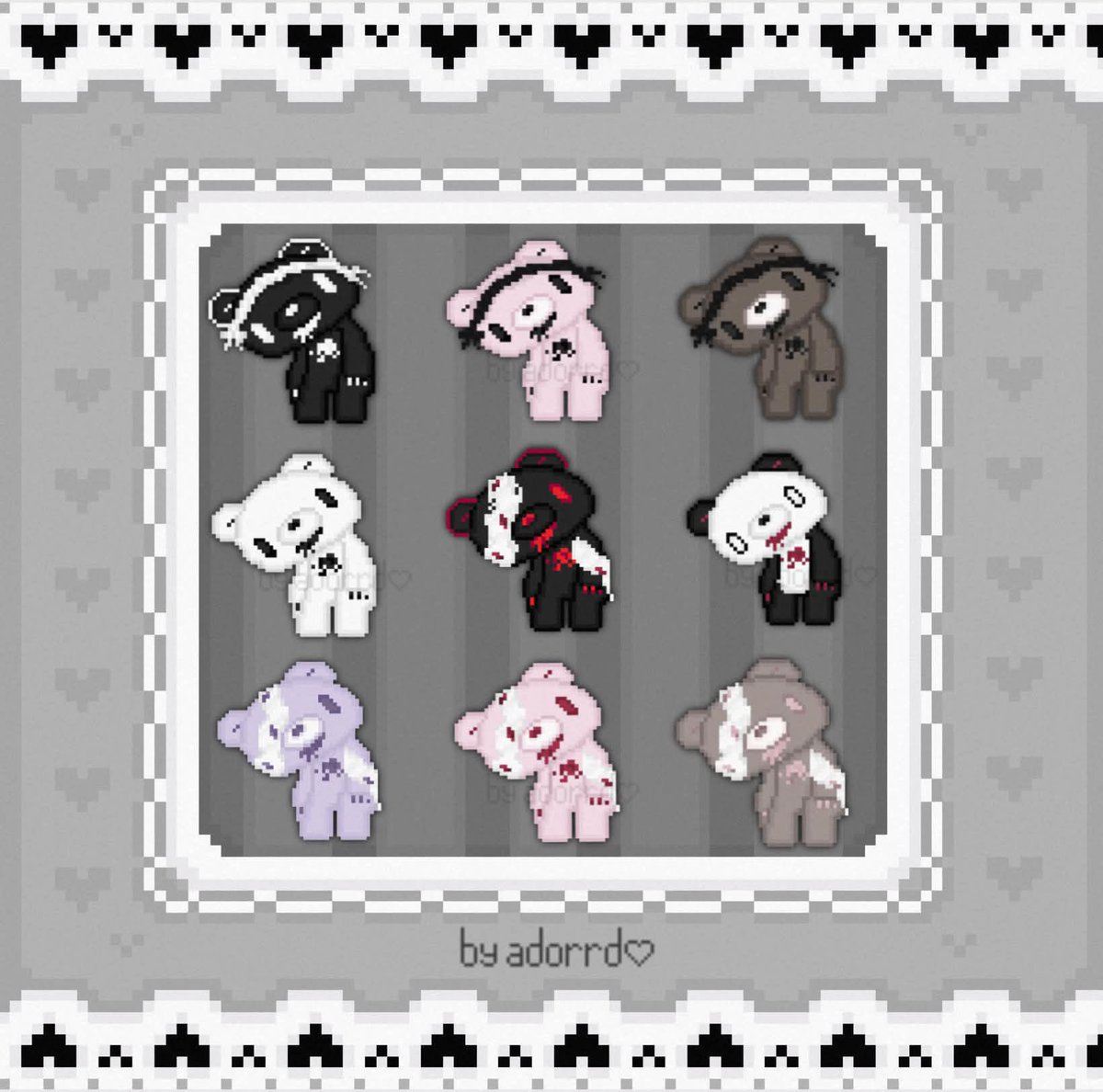morwtician's tweet photo. Gloomy Bear Twitch Badges <3

https://t.co/NLiVoEch5Y https://t.co/OEcuaEFZ9i