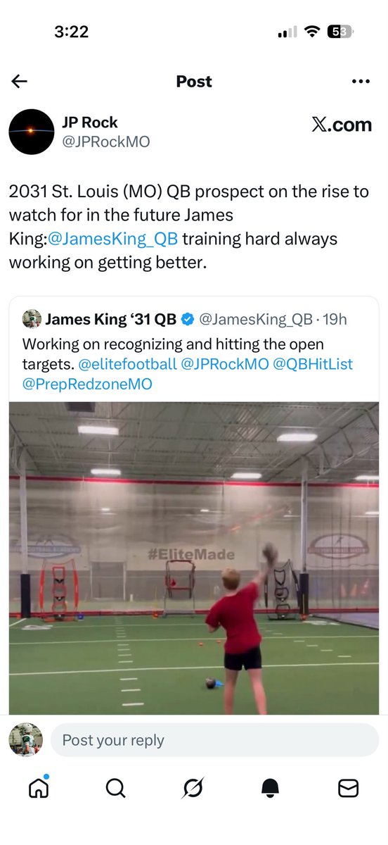 James King • QB • C/O 2031 tweet media