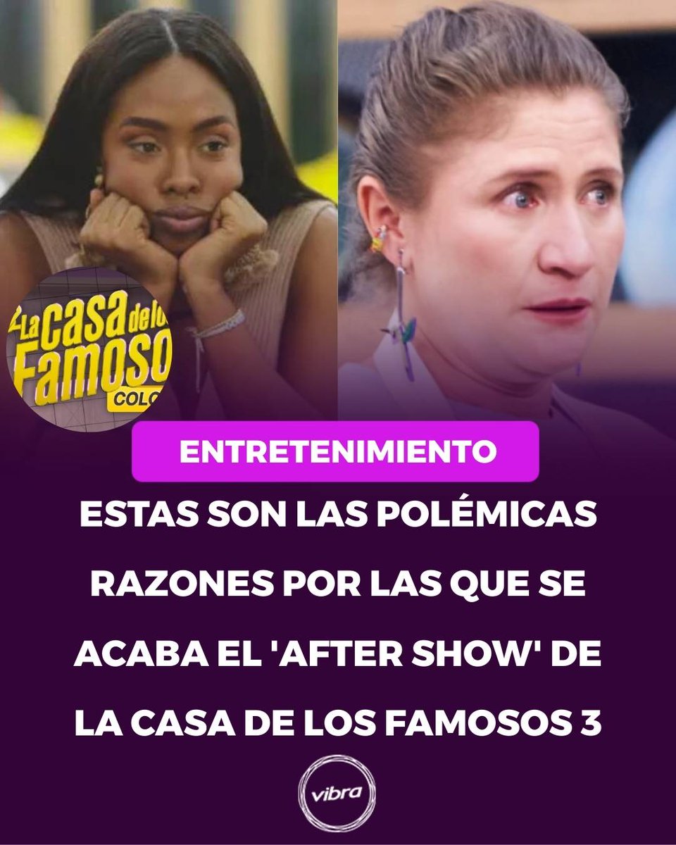 vibra_co's tweet image. 🔥 El After de La Casa de los Famosos 3 dijo adiós de manera totalmente inesperada 😱 #LaCasaDeLosFamososCol3 #After #LaCasaDeLosFamososCol 

Todos los detalles en: vibra.co/?p=526974