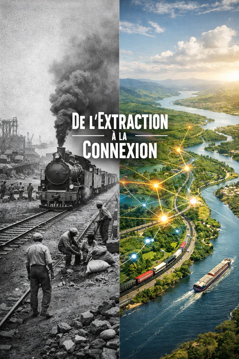 Saviez-vous que nos routes et voies ferrées actuelles ont été dessinées pour extraire nos richesses, et non pour connecter nos populations ? 🛤️⛏️

C'est une vérité historique qui dérange. Le réseau de transport que nous avons hérité de l'époque coloniale avait un objectif précis