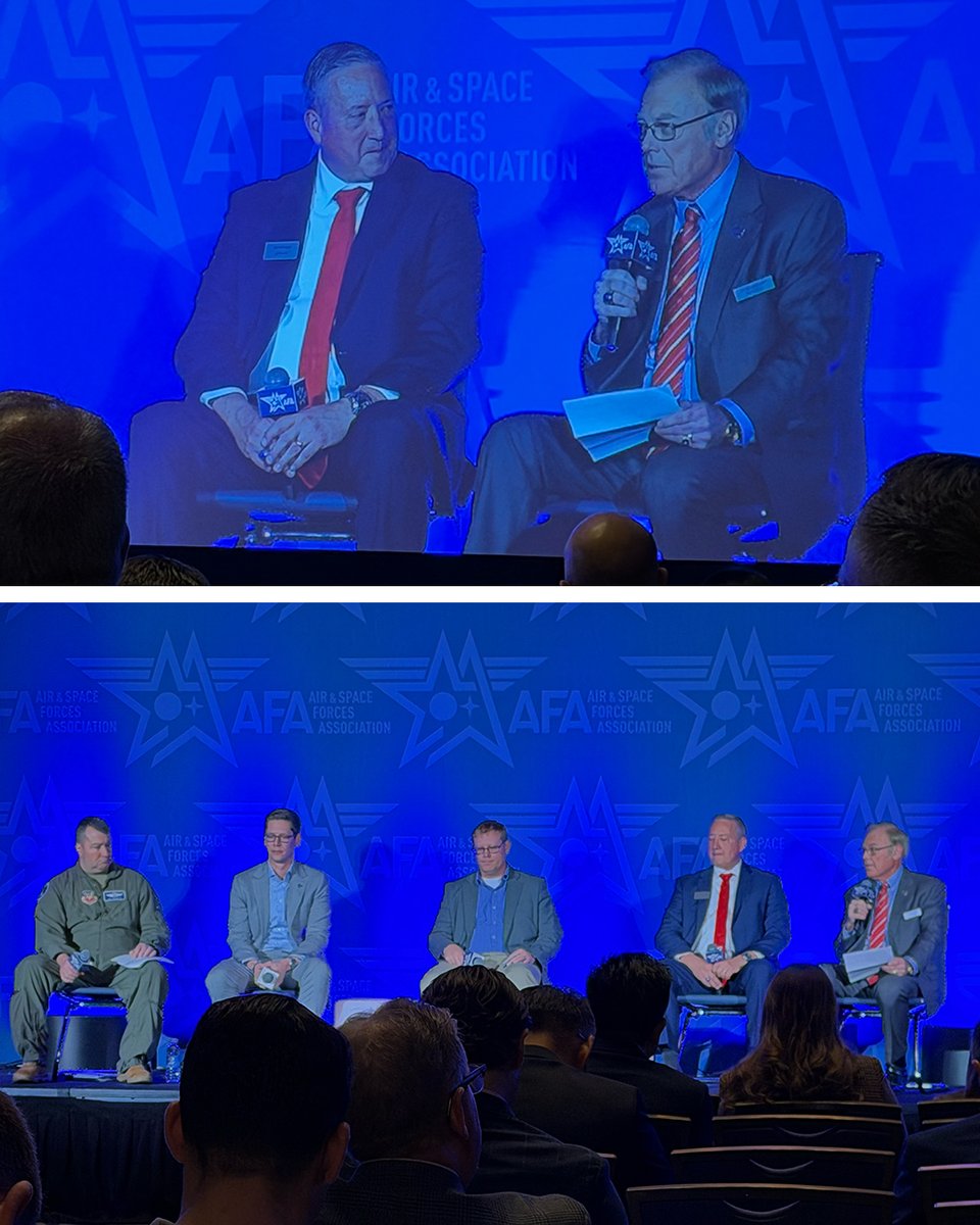 MarvinTestSoln's tweet photo. MTS CEO, Major General Steve Sargeant, USAF (Ret.), participated in the AFA Warfare Symposium “Air-to-Air Sensors and Weapons” panel, sharing important insights on networked air-to-air kill chains including separating sensors from shooters, and staying lethal when networks fail. https://t.co/eilMG0G7cC