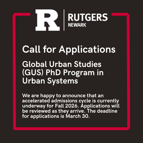Global Urban Studies  - Rutgers tweet media