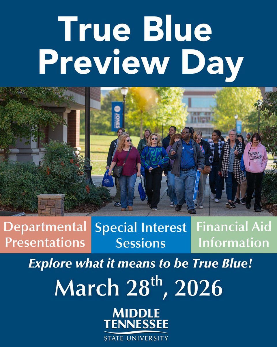 MTSU Admissions tweet media