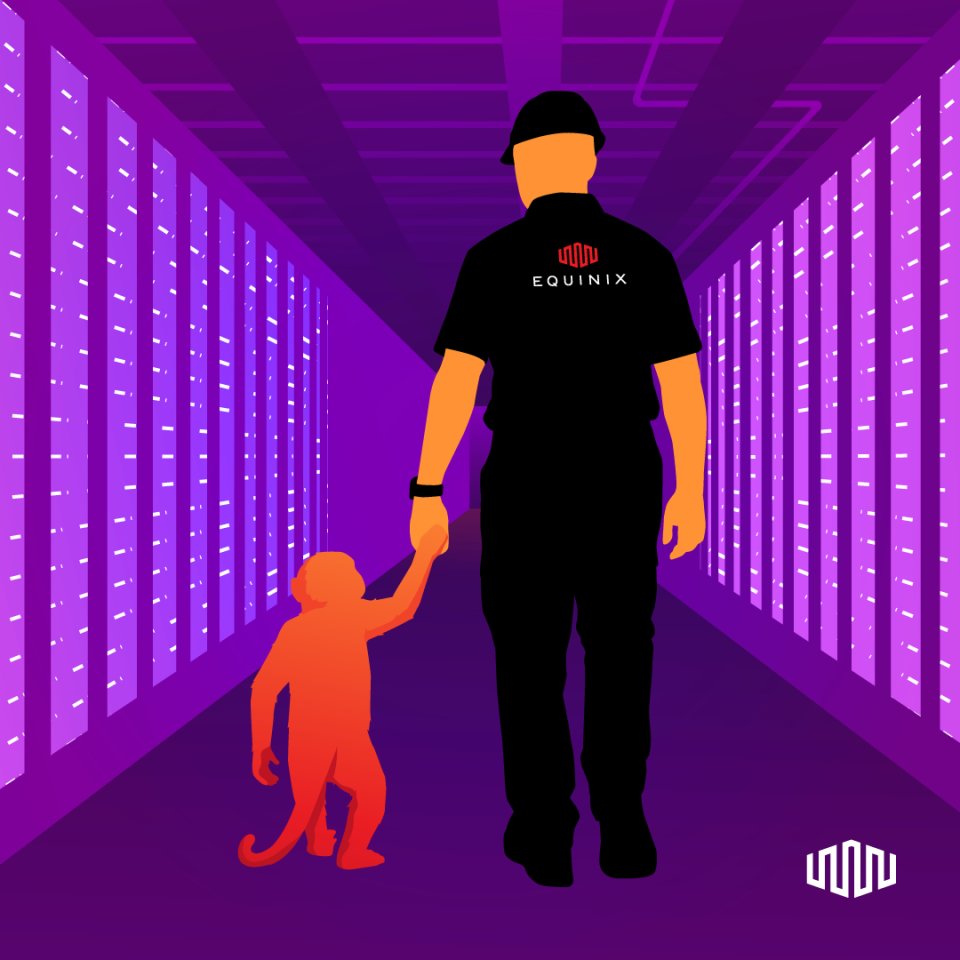 Nobody does their best work alone. Not even in a data center.  
 
This one’s for Punch. 🐒
 
#HangInTherePunch