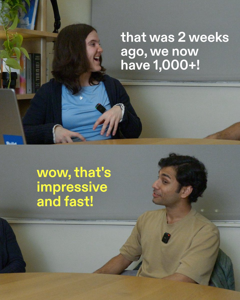 composio's tweet photo. Our storyteller @juliafedorin sat down with @vaibagra (founder of @tryclamnow, YC W26):

Julia: "How many apps can your AI agent use?"

Vaibhav: "We've enabled all of them on Composio, there's like 800 right?"

Julia: "That was 2 weeks ago. We now have 1,000+ tools."

Vaibhav: "Wow, that's impressive and fast!"

🎉 YEP. 1,000+ toolkits. One API.

Build your product, not integrations.

composio(dot)dev