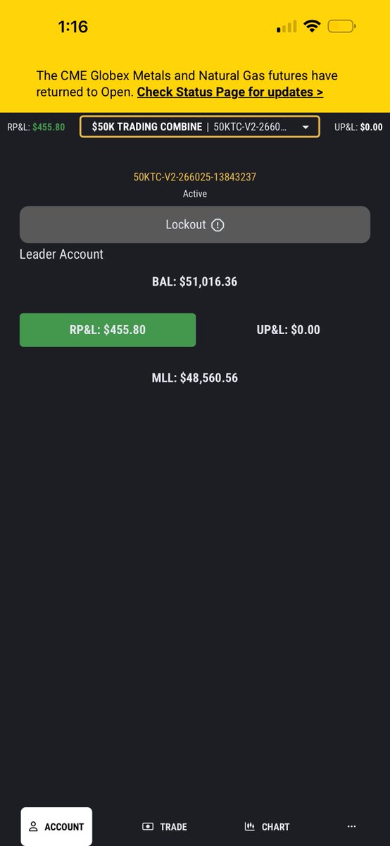 SteveyTheTrader's tweet photo. My @Topstep combines. Another solid day, could have been more profits but I’ve learned after the past 3 trading days I start the morning really green from my first trade, then if I come back later for more I start executing poorly & lose my profits.

For my psychology I decided to just leave it at that and trade on my other prop firm account the rest of the day to build some confidence & consistency.