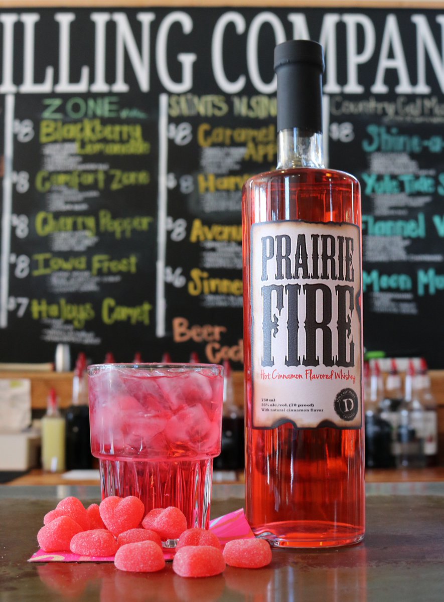 IowaDistilling's tweet photo. Feburary may be over, but we're still feeling the love. Made with Iowa's Cinnamon Whiskey: Prairie Fire. 🔥❤️
Heart on Fire cocktail available in the lounge!
#IowaDistilling #cinnamonwhiskey #siplocal #localspirits #madeiniowa https://t.co/ctxu72NVSg