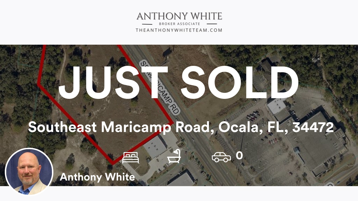 AnthonyWhiteFL's tweet photo. 📍  Southeast Maricamp Road, Ocala, FL, 34472

My latest sale on RateMyAgent.

https://t.co/ar77EsE4lP

...
#ratemyagent #realestate #theanthonywhiteteam #weloveocala #ocalarealtor #ocalafl #ocalarealestate #ellisonrealty #coldwellbanker https://t.co/x1BBuVYpJD