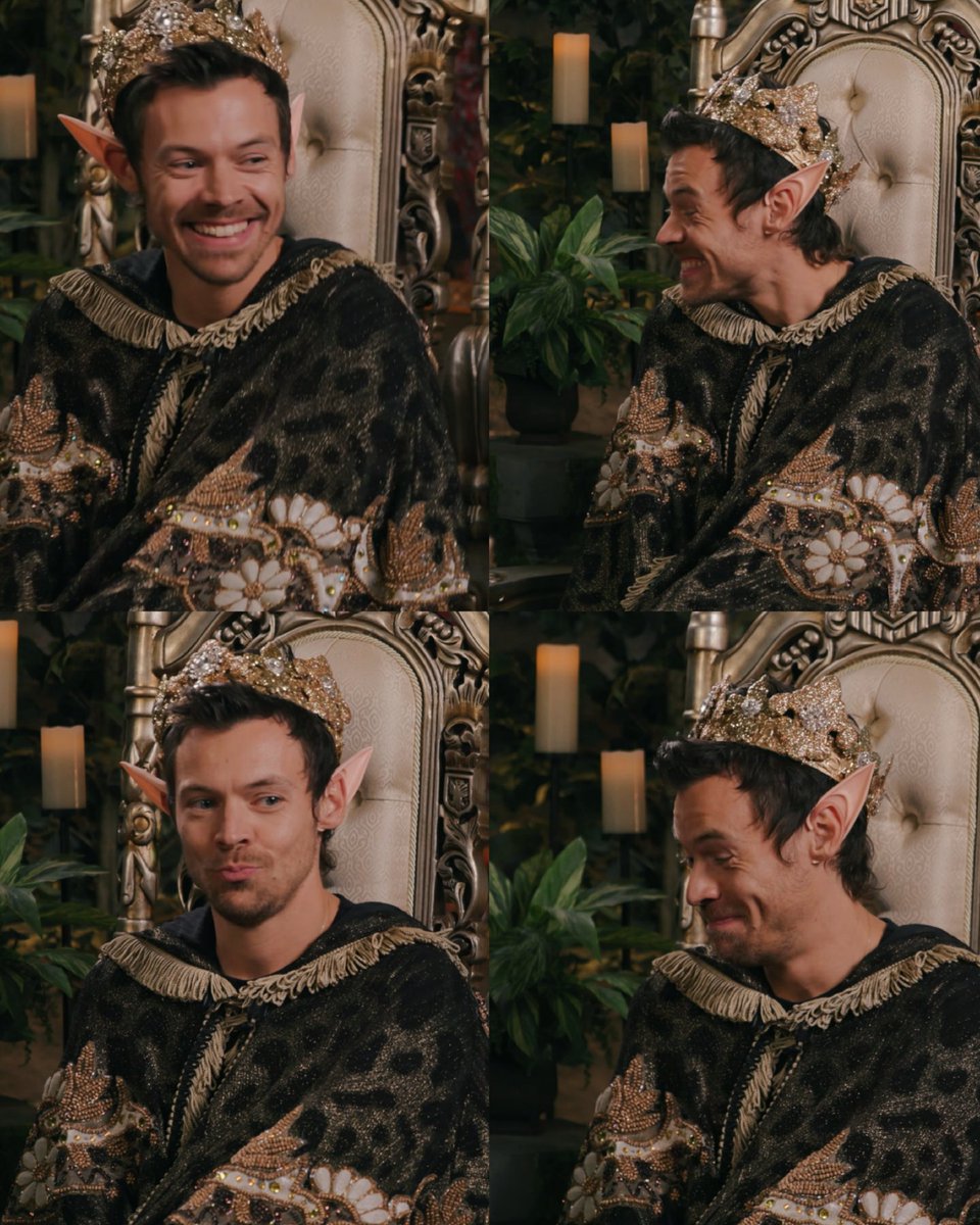 goldenrryhrry's tweet photo. this might be the happiest and most comfortable i've ever seen him in an interview 🥹 https://t.co/IIOB4Q7wGy