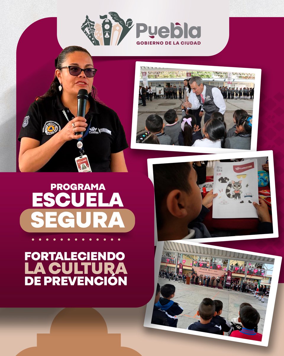 Con el Programa #EscuelaSegura enseñamos a nuestra niñez la importancia de identificar riesgos, saber cómo actuar y mantener espacios seguros. 🎒

A través del Gobierno de la Ciudad llevamos estas acciones a las primarias, con dinámicas adaptadas a cada edad. 🏫