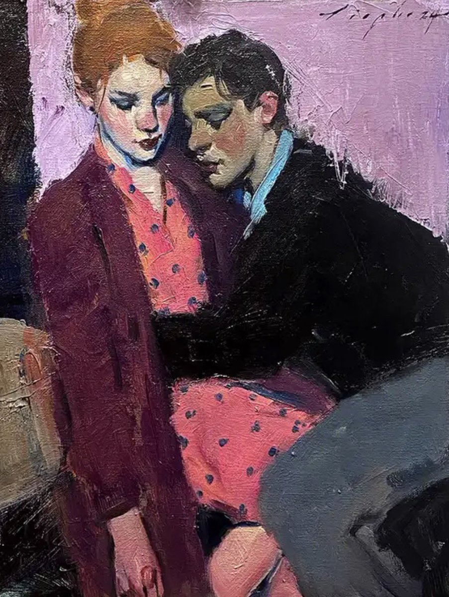 Bedtime MarkHelena Liepke-inspired drawing 

“Hugging couple”

(I tried my best to be carefree and messy but it’s not in my nature so forgive the weird parts)