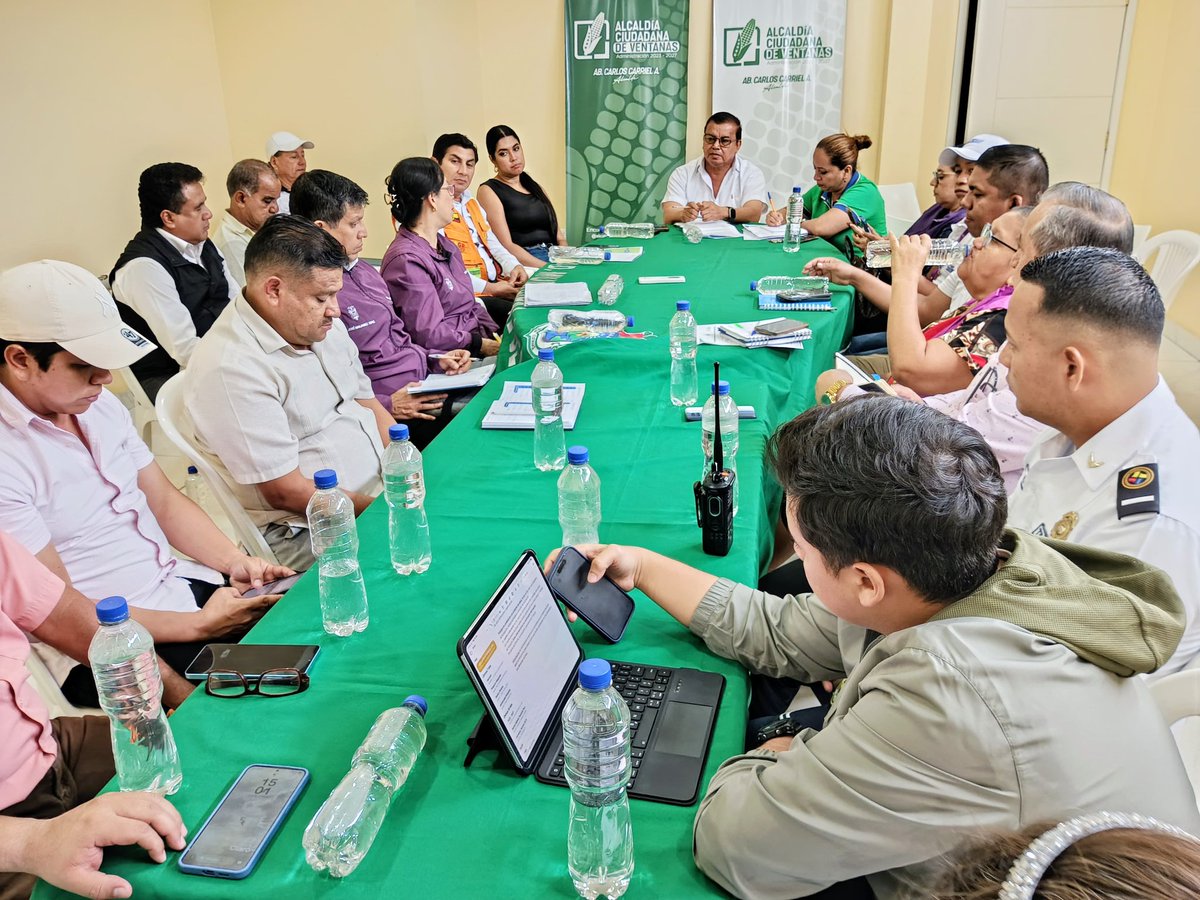 DPS_LosRios's tweet photo. #LosRíos | Personal del Distrito de Salud 12D04 participa en la activación del COE cantonal de Ventanas, con el objetivo de fortalecer la capacidad de respuesta ante posibles emergencias propias de la temporada invernal. https://t.co/9kOoDpoPar