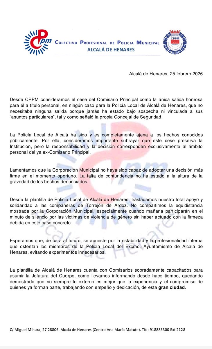 CPPM ALCALÁ DE HENARES tweet media
