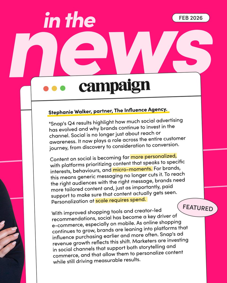 The Influence Agency tweet media