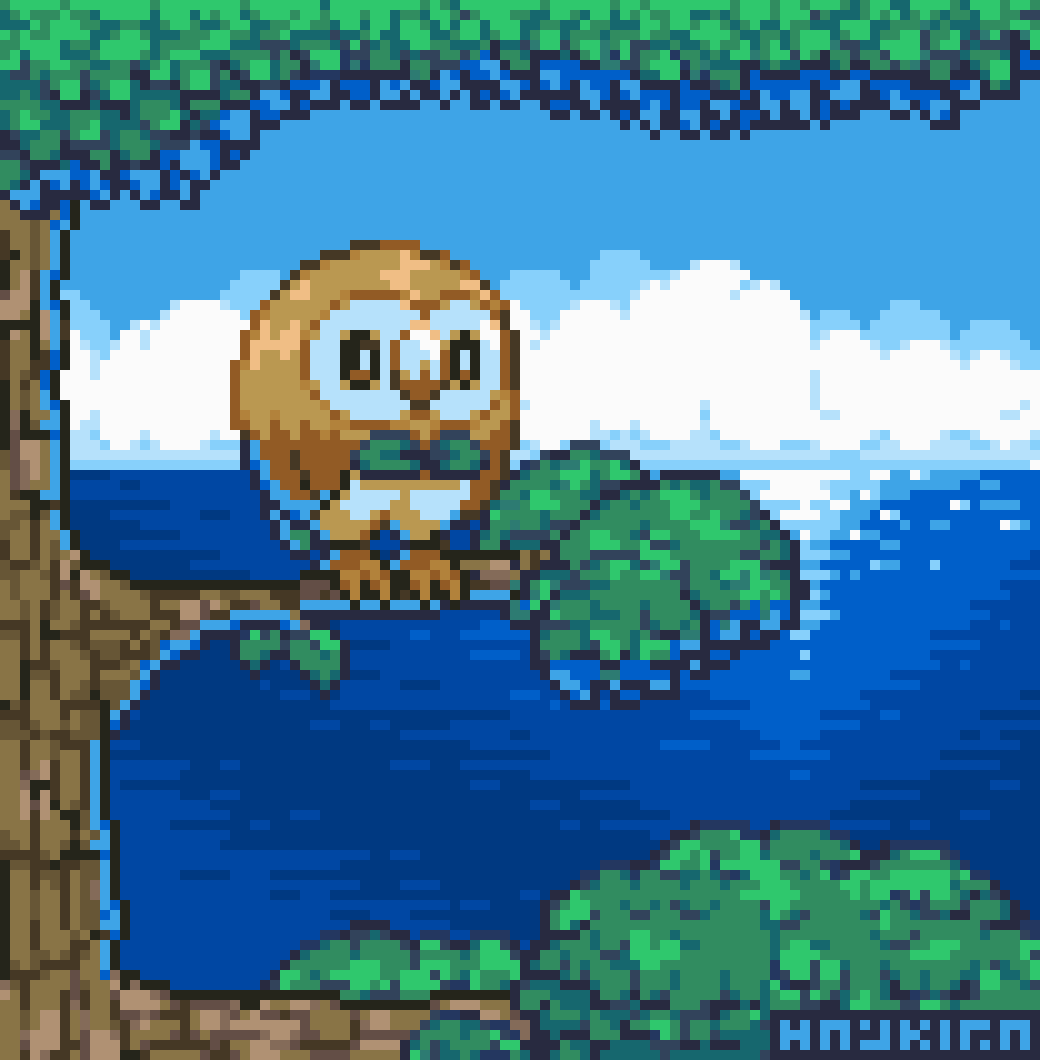 Haykira_'s tweet image. Rowlet (2025)
