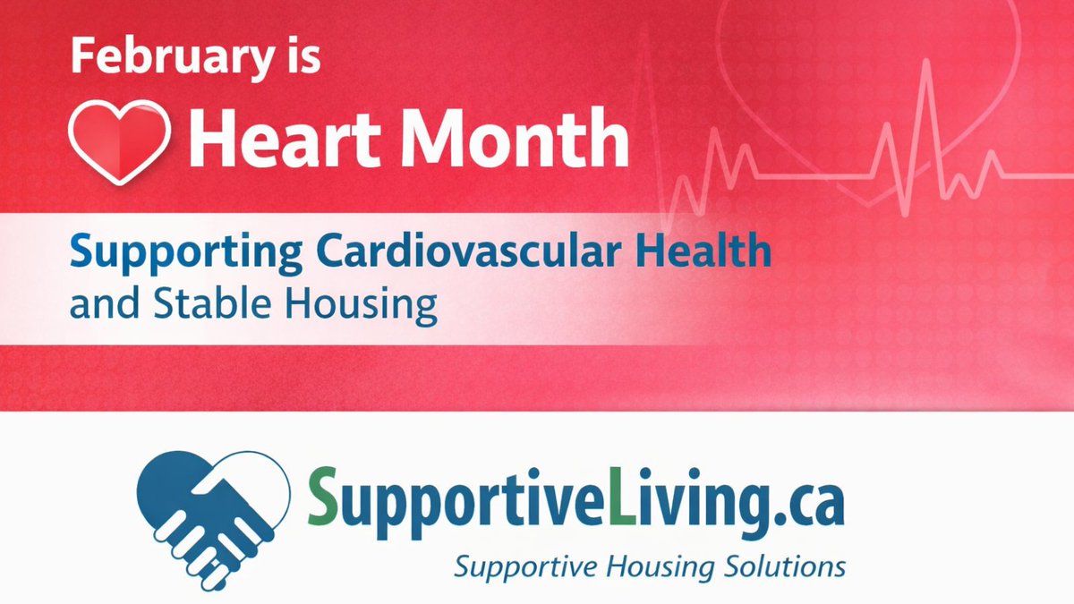 February is Heart Month ❤️
We provide stable housing for vulnerable people living with cardiovascular conditions, while external care providers help residents manage their heart health.
Stable housing supports healthier lives.
#HeartMonth #HeartHealth #SupportiveHousing